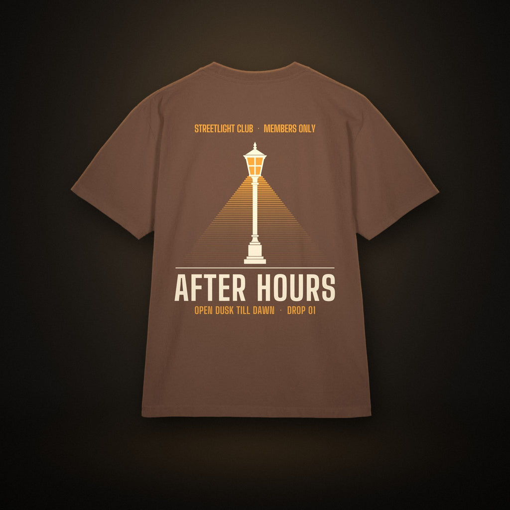 After Hours Oversized Tee · Mocha · back