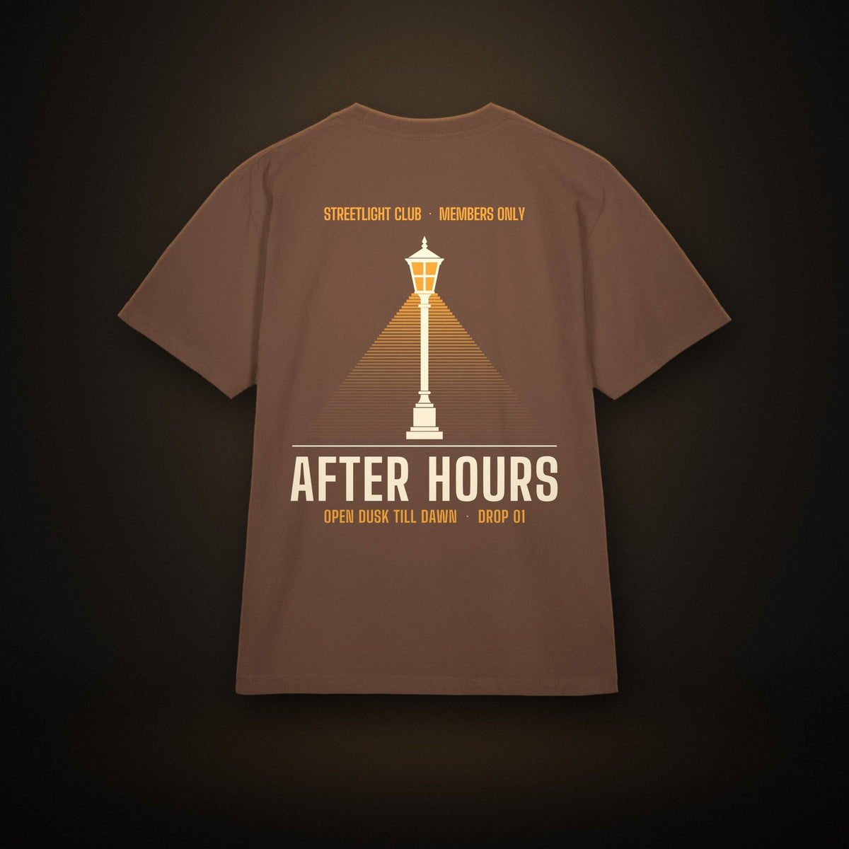After Hours Oversized Tee · Mocha · back
